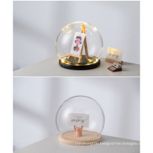 Spherical Transparent Glass Dome Crafts